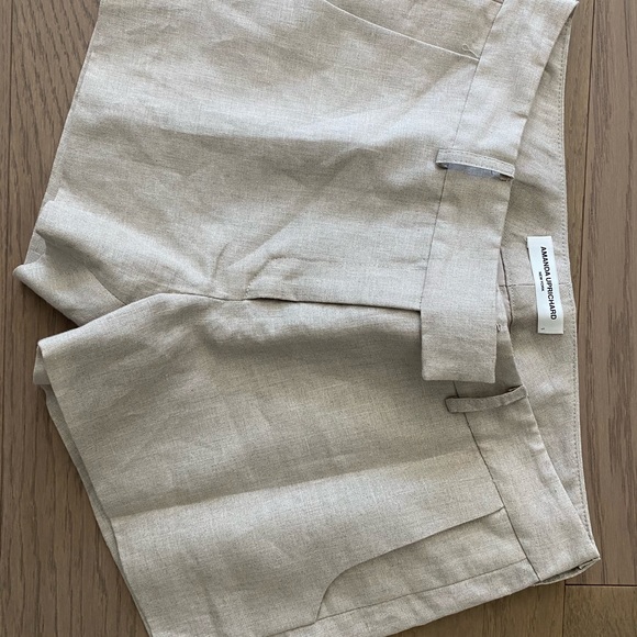 Amanda Uprichard linen shorts in Flax. Brand new - Picture 2 of 3